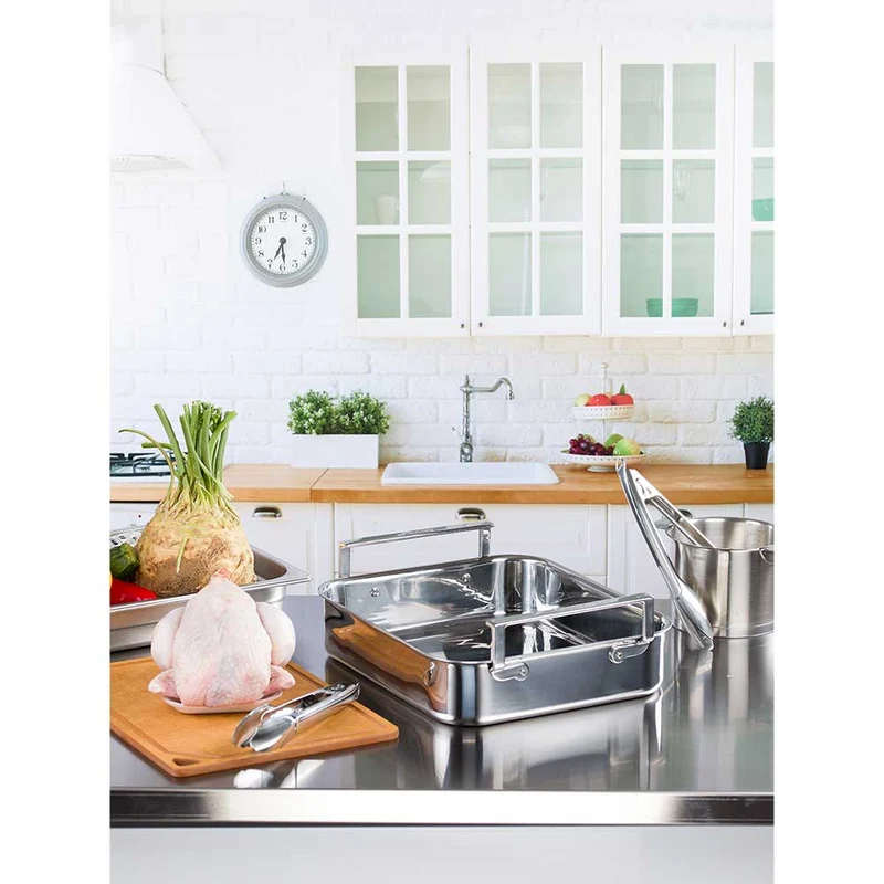 Pack grille berceau + thermomètre de cuisson - CRISTEL