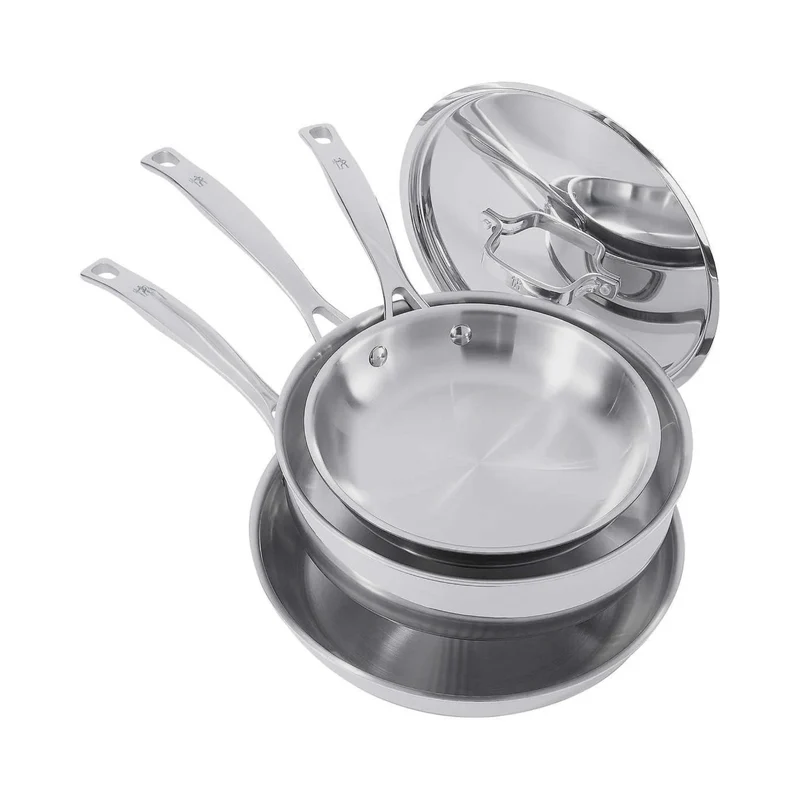 Batterie de cuisine en acier inoxydable Real Clad 10 pièces - Henckels