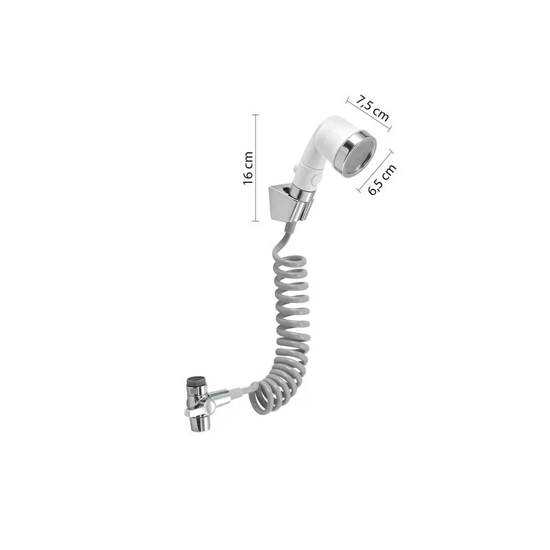 Kit doccetta per lavabo Easy 07 bianco 16 x 6,5 x 7,5 cm