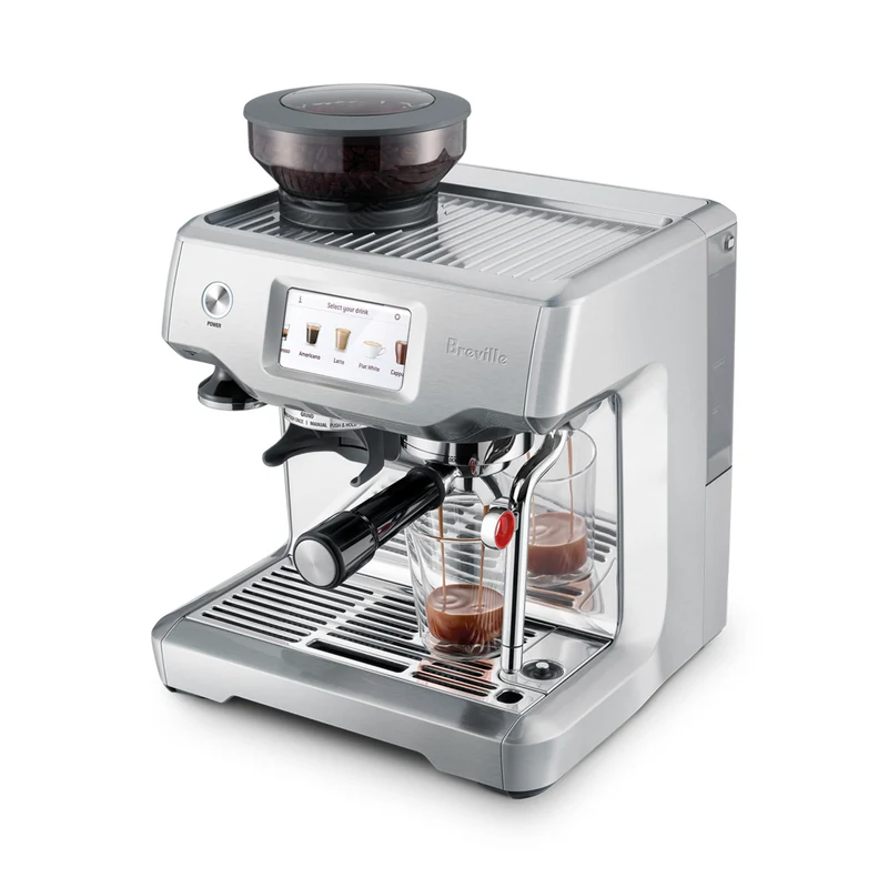 Machine à café manuelle the Barista Touch™ Acier inoxydable brossé – Breville