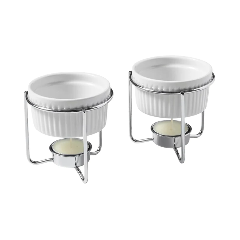 Ensemble de 2 chauffe-beurres en céramique Gourmet Bistro – Starfrit