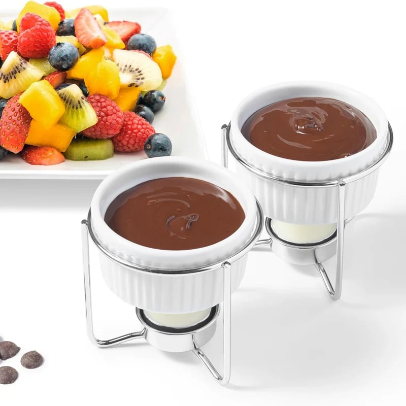 Ensemble de 2 chauffe-beurres en céramique Gourmet Bistro – Starfrit