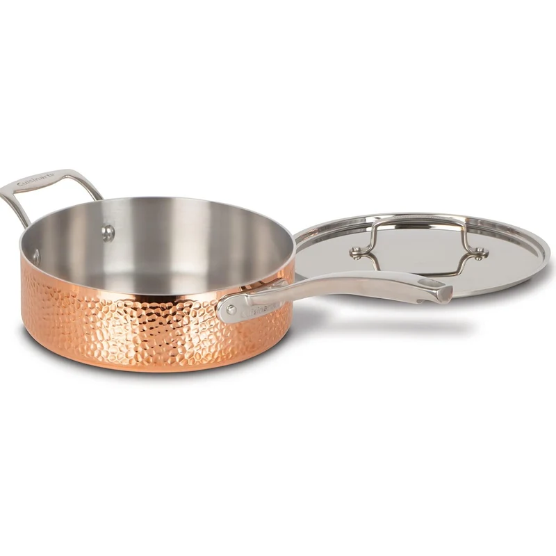 Batterie de cuisine en acier inoxydable martelé effet cuivre 8 pièces – Cuisinart