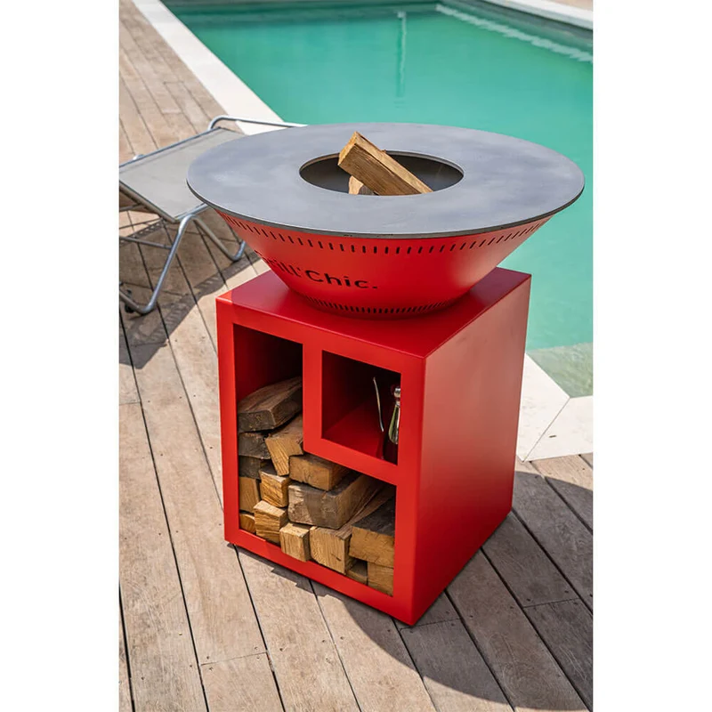Brasero Classique 83 x 90 cm ALU Double Cuve - GRILL CHIC