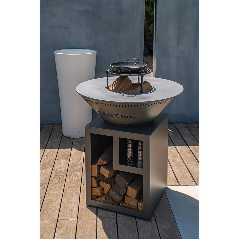 Brasero Classique 83 x 90 cm ALU Double Cuve - GRILL CHIC