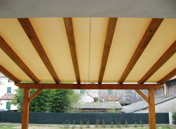 Couverture de pergola beige 2,8 x 3,8 m