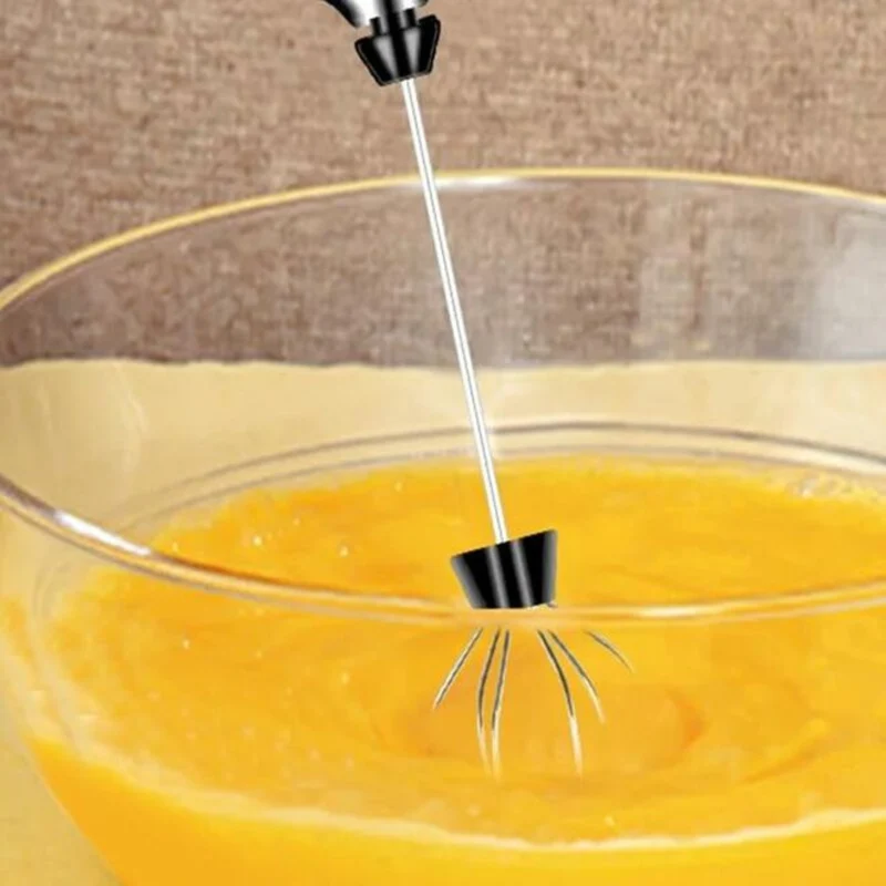 Mousseur à lait rechargeable avec 2 fouets et 3 vitesses – Café Culture