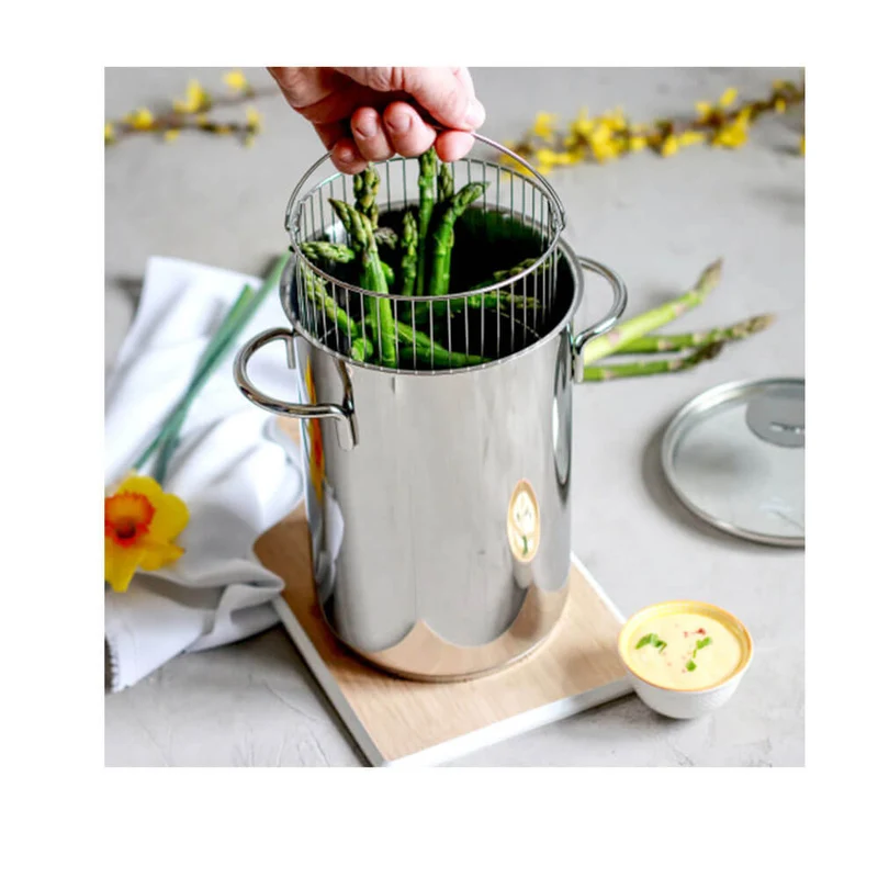 Cuit-asperges avec panier et couvercle OFFERTS - CRISTEL