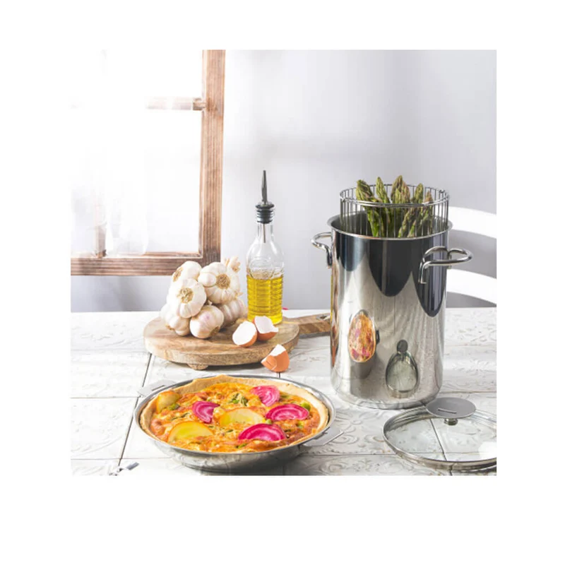 Cuit-asperges avec panier et couvercle OFFERTS - CRISTEL