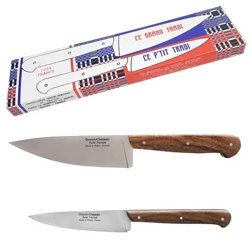 Lot de 2 couteaux TRADI Noyer - GOYON-CHAZEAU