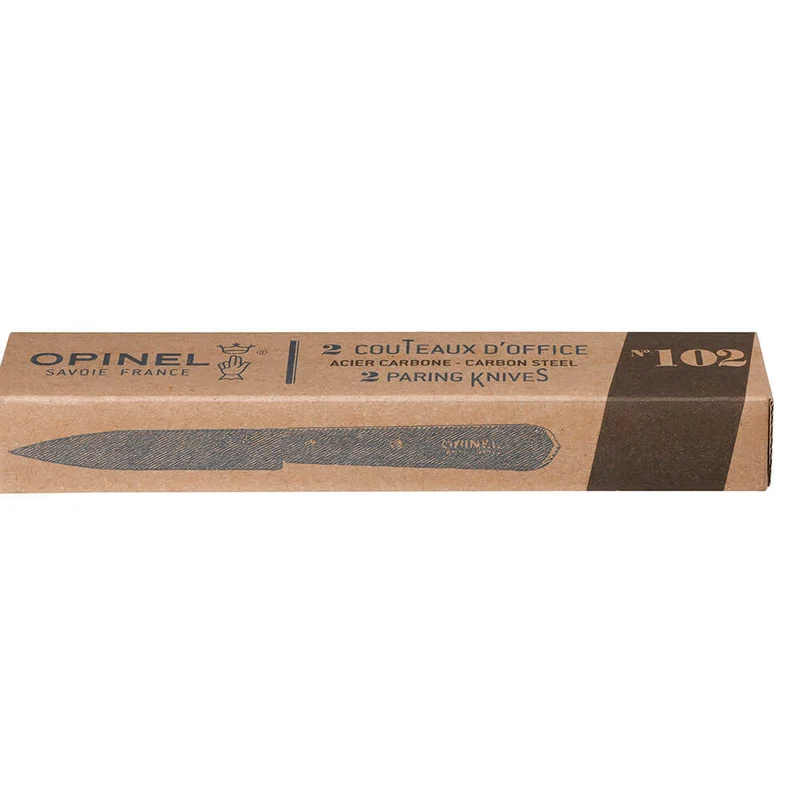 Lot de 2 Couteaux d'Office Carbone - OPINEL