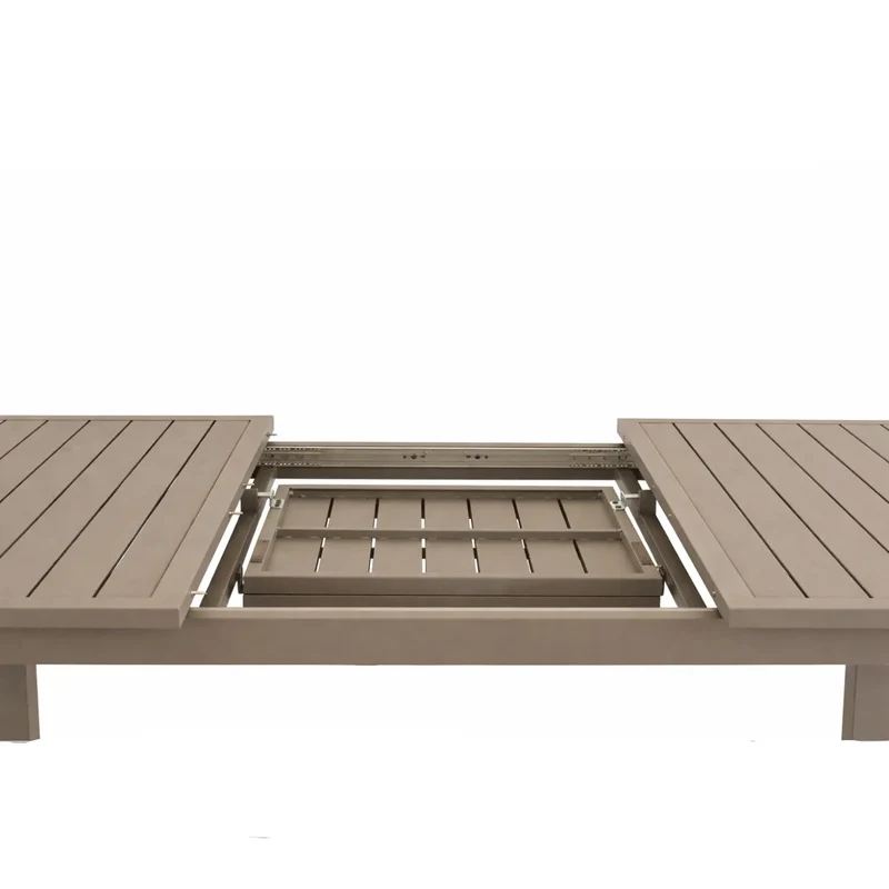 Tavolo estensibile Dedalo tortora cm 180-270x95x75h