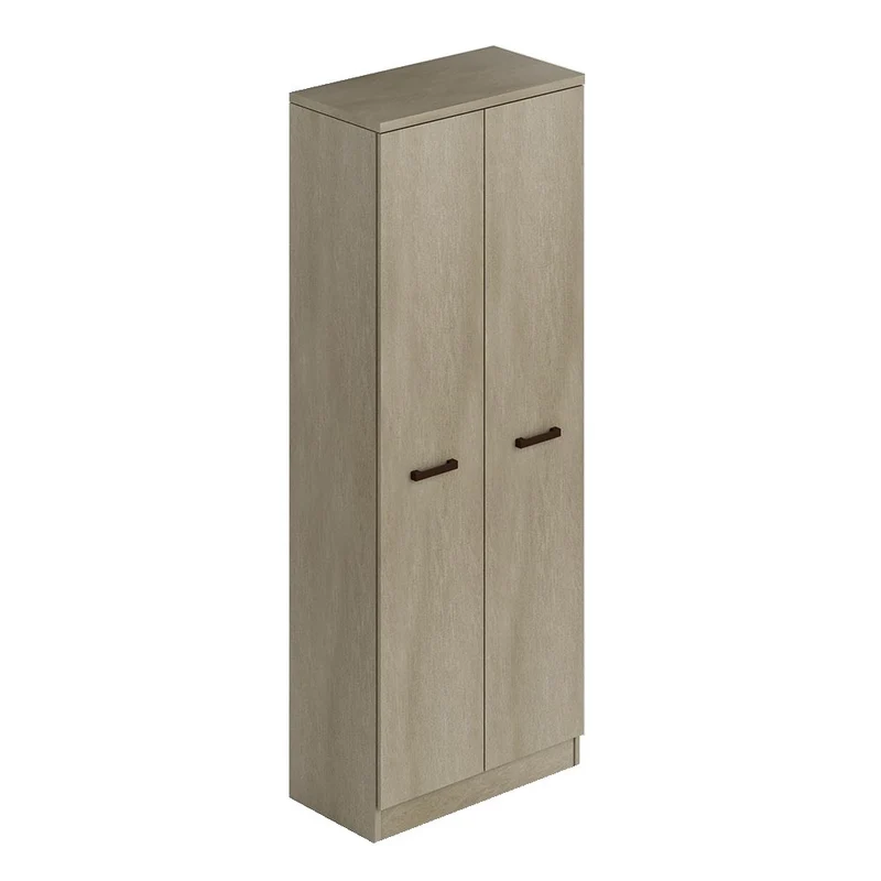 Armoire À Chaussures Multi-Usage Argile, 2 Portes, Rangement Balais