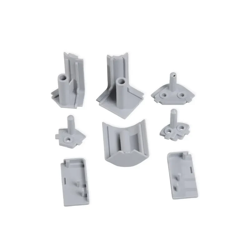 Kit d'accessoires pour crédence Mixline, Tecnoplastica, Gris