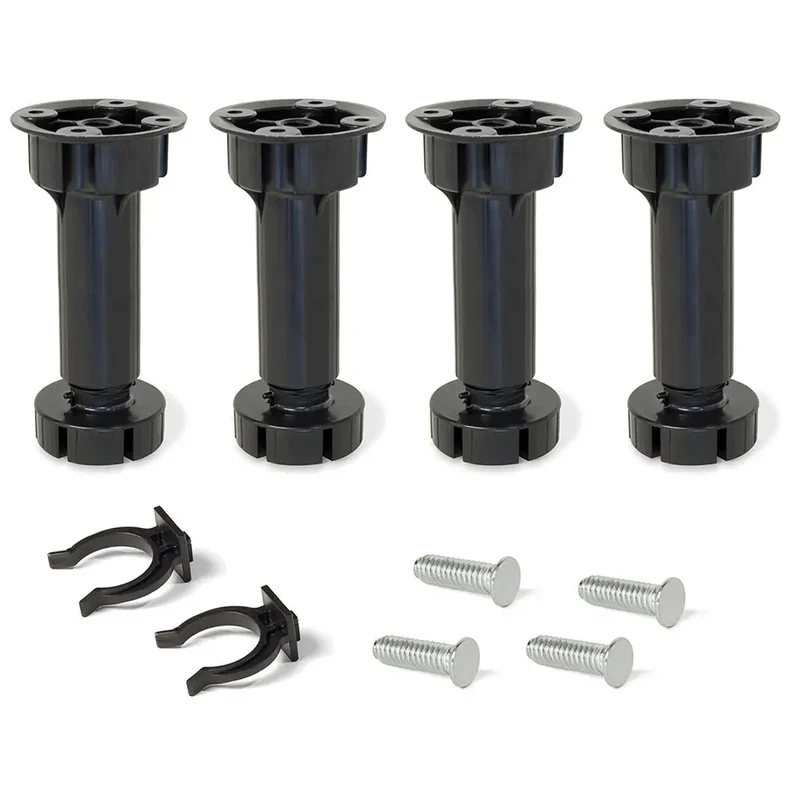 Kit pieds réglables pour meuble Bone H150 mm noir