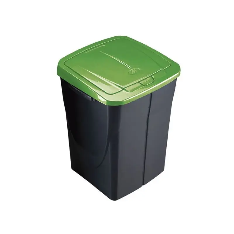 Poubelle Ecobin 45L avec couvercle vert