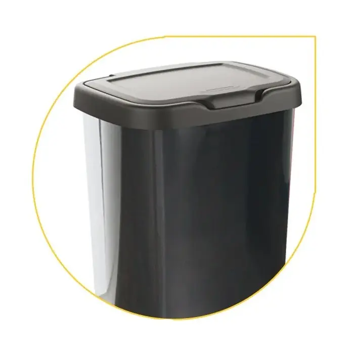 Jive black pedal bin 20 L