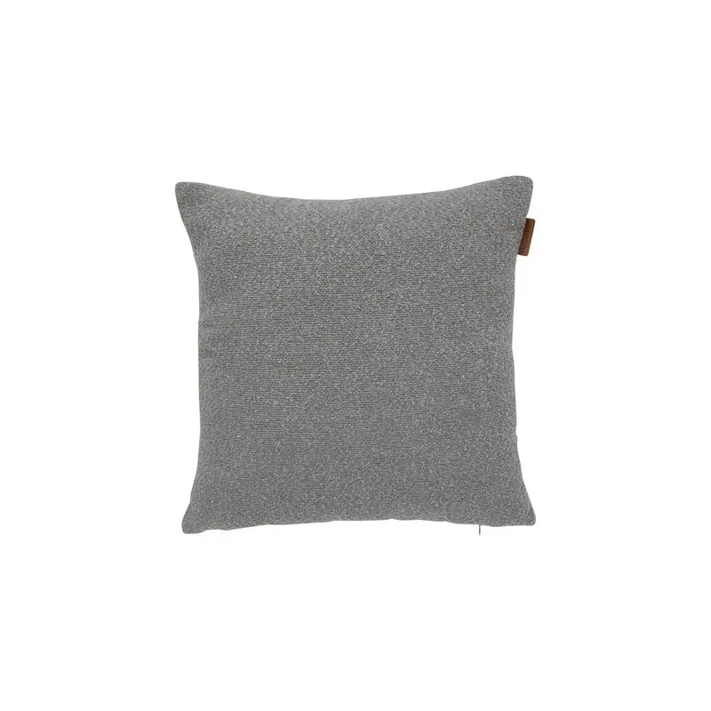 Coussin Solfia 45x45 cm gris argenté