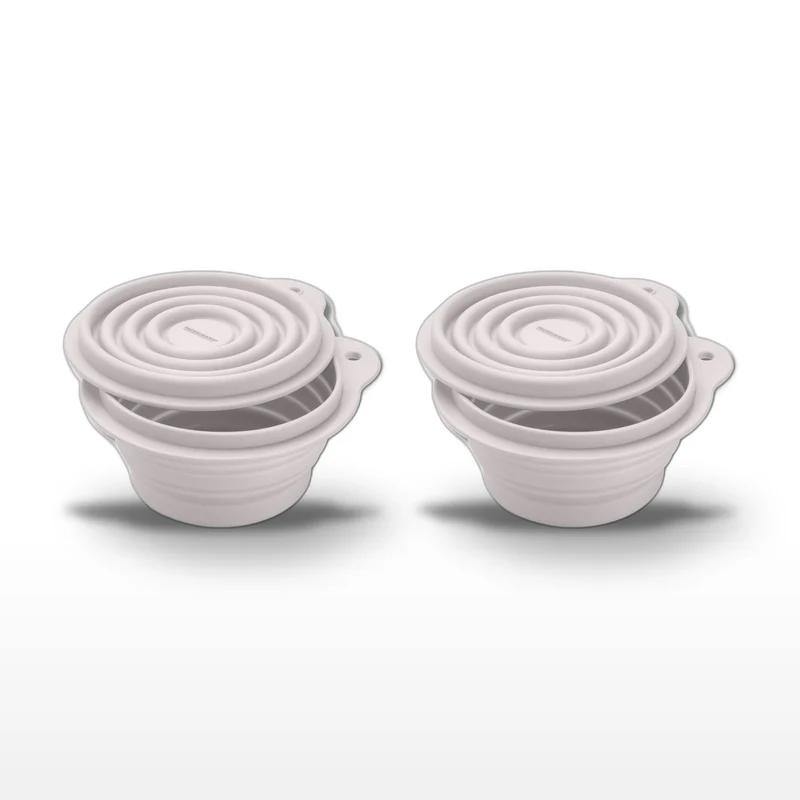 Lot de 2 lunch box 1L avec 2 ustensiles de cuisine Fackelmann Storage