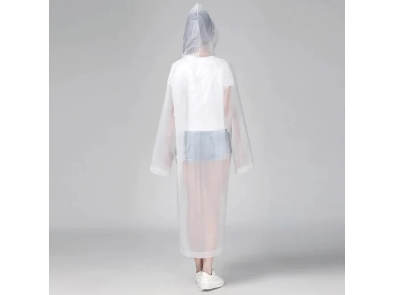 Wasserdicht Regenjacke Raincoat Regenmantel mit Kapuze Regenschutz Regenponcho