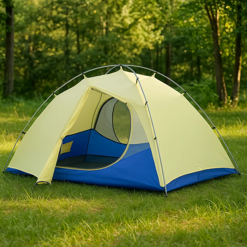 2 Personen Camping Zelt 230x140 Kuppelzelt 3000mm wasserdicht Festival Trekking