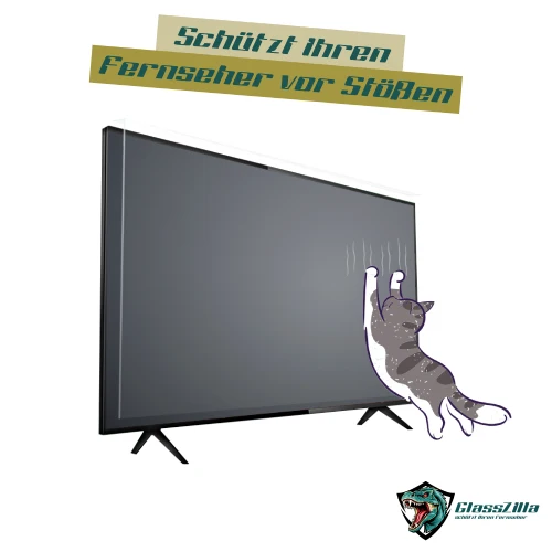 GlassZilla 42 Zoll Fernseher Schutz / TV Bildschirmschutz / Displayschutz / TVs