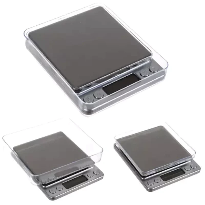 Digitale Küchenwaage 0,1g-500g Genauigkeit LCD Display mit 2 Schalen & Tara