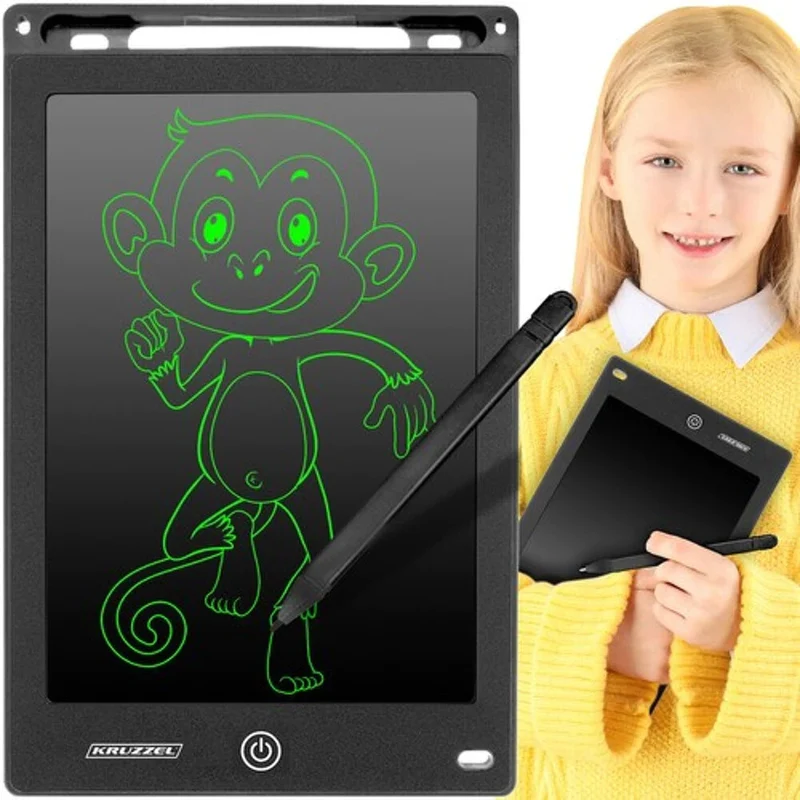 Zeichentablett 8,5" LCD Schwarz Kinder & Erwachsene mit Sperrfunktion