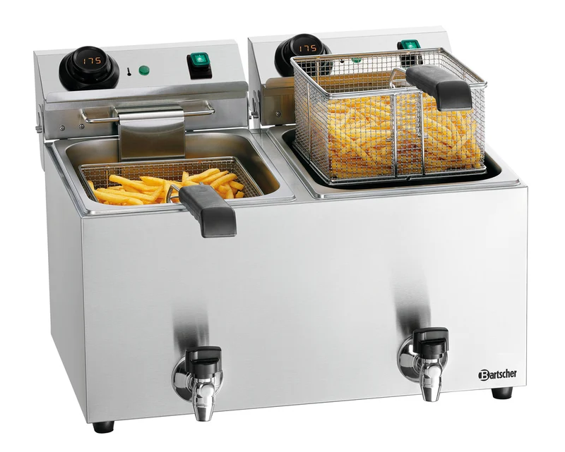 Friteuse électrique double numérique 2×9 L MDI SNACK IV Plus – Bartscher