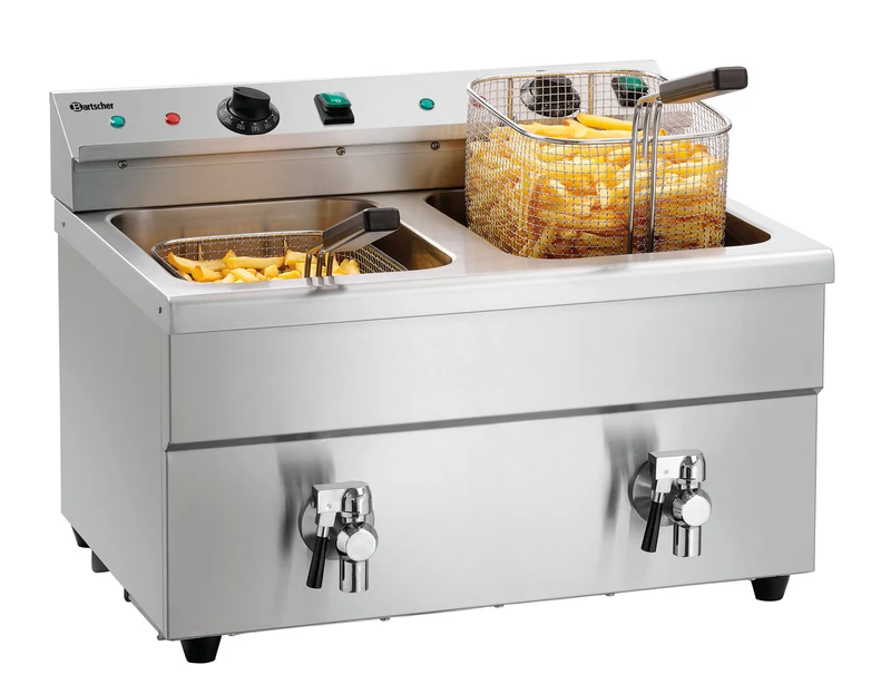 Friteuse à induction de table double 2×8 L 2x8L Plus – Bartscher