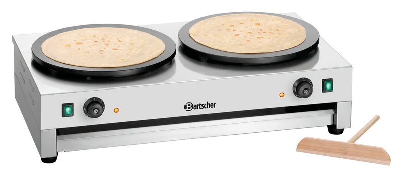 Crêpière professionnelle électrique double Ø 400 mm 2CP400 – Bartscher