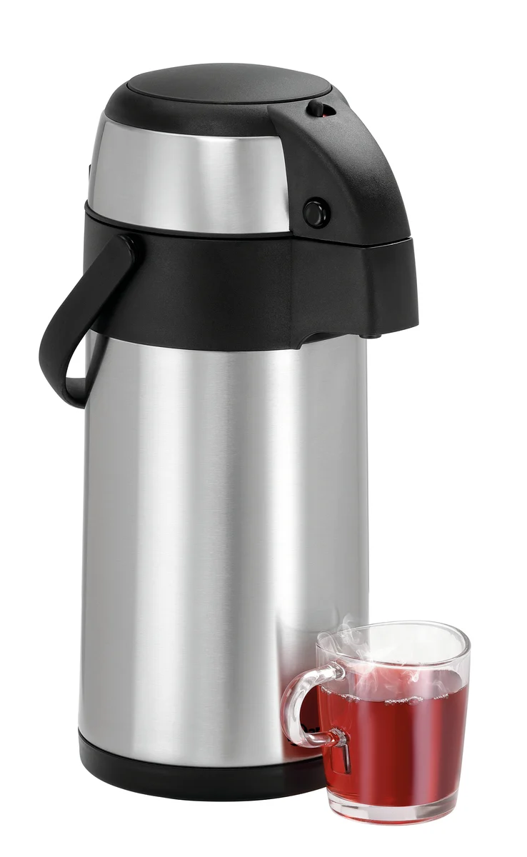 Thermos à pompe 3 L inox – Bartscher