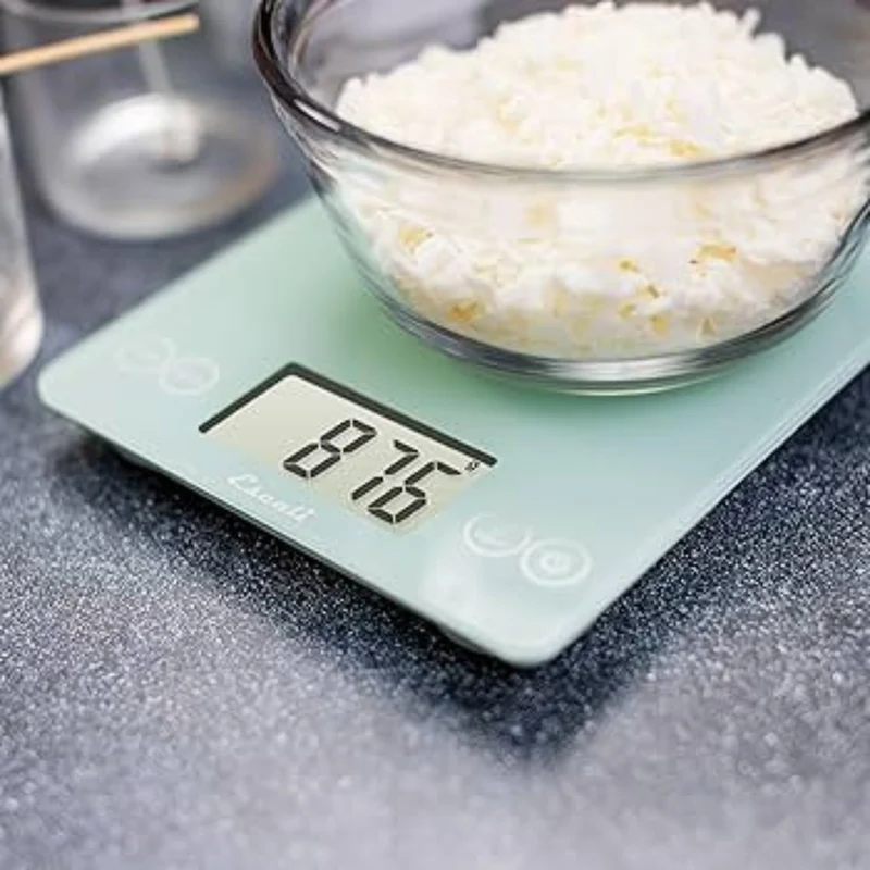 Balance de cuisine numérique en verre Arti turquoise 15 lb – Escali