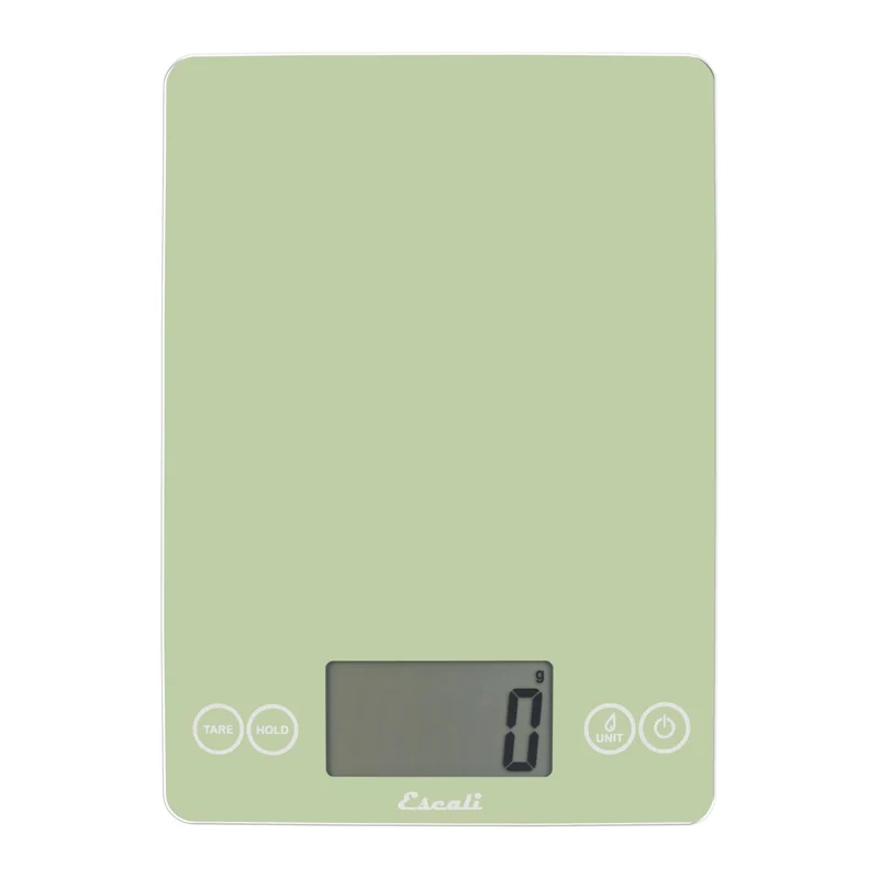 Balance de cuisine numérique en verre Arti verte 15 lb – Escali