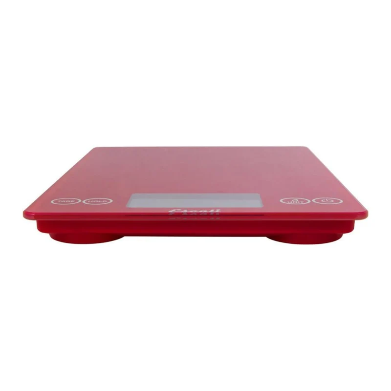 Balance de cuisine numérique en verre Arti rouge 15 lb – Escali