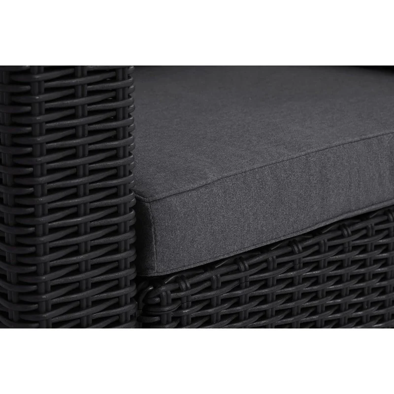 Keter California Canapé 3 places graphite 198x68x71,5 cm h