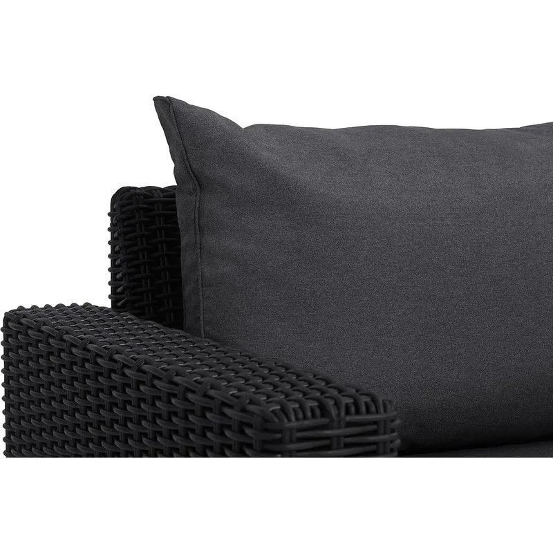 Keter California Canapé 3 places graphite 198x68x71,5 cm h