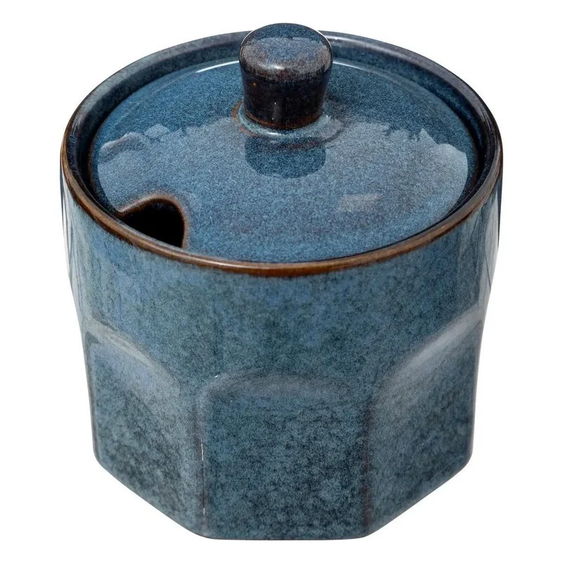 Sucrier Roma bleu