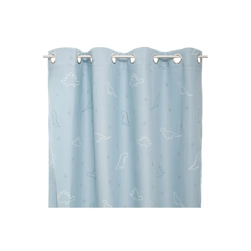 Rideau occultant dinosaure lumineux 140x250 cm