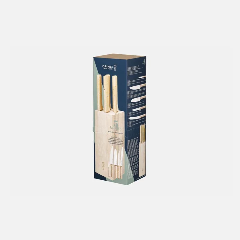 Bloc 5 Couteaux Parallèle Pain - OPINEL