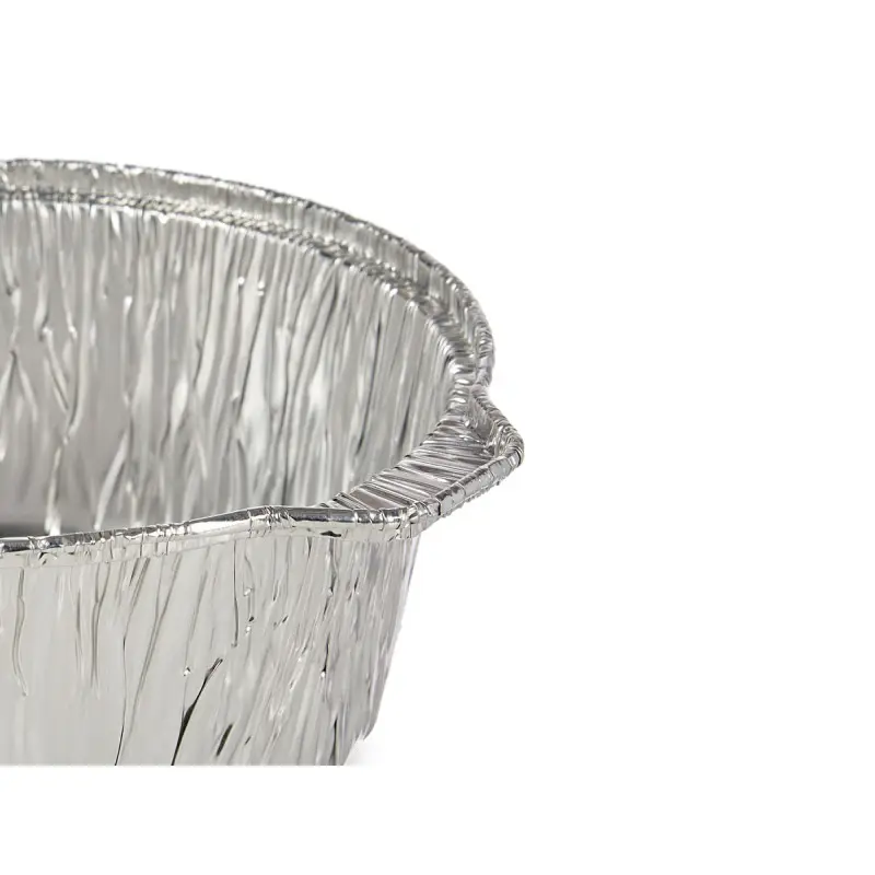 Set de 3 casseroles en aluminium avec couvercles 22x13x25h cm