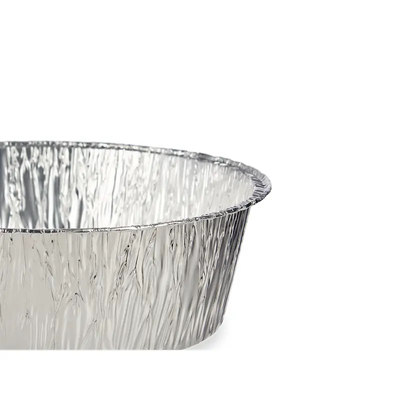 Lot de 2 plateaux ronds en aluminium Ø25x8h