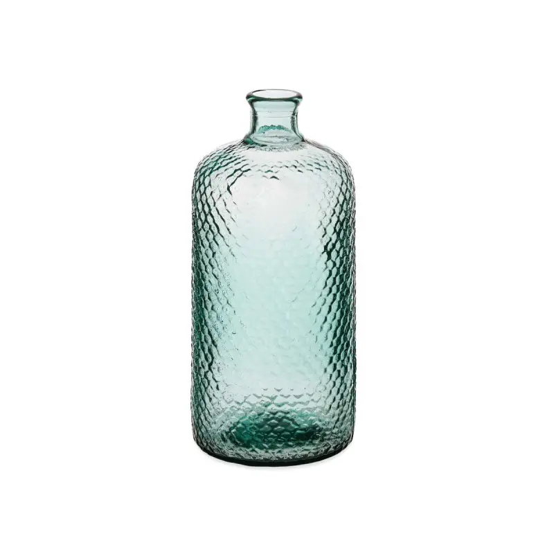 Bouteille en verre décorative 8L cm 19x19x42h