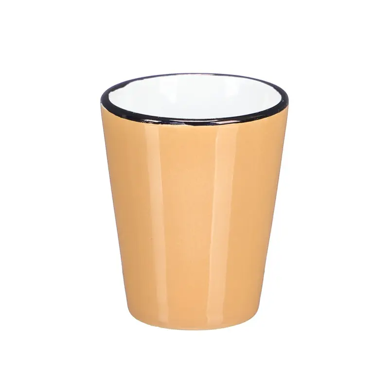 Verre en céramique 90 ml couleurs claires assorties