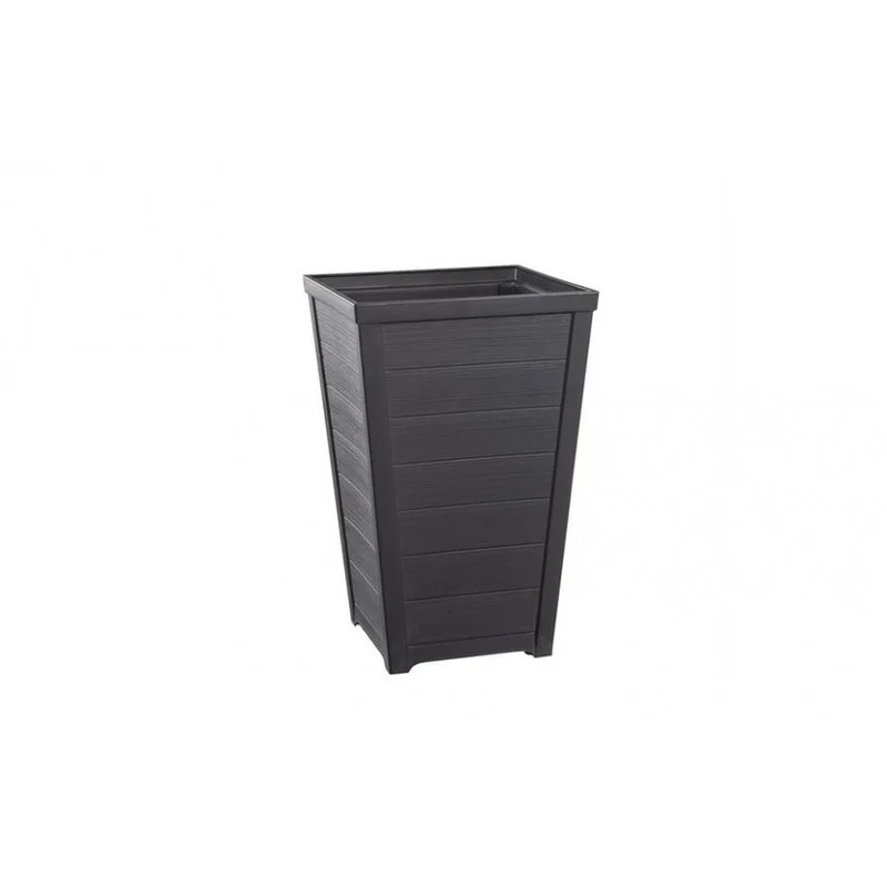 Vase conique base carrée 47l cm 40x40x44 h