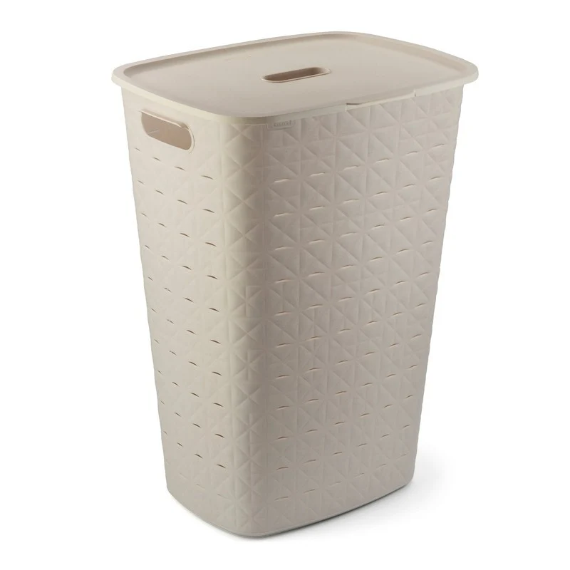 Curver Softex panier à linge crème 56l cm 42x31,6x60 h