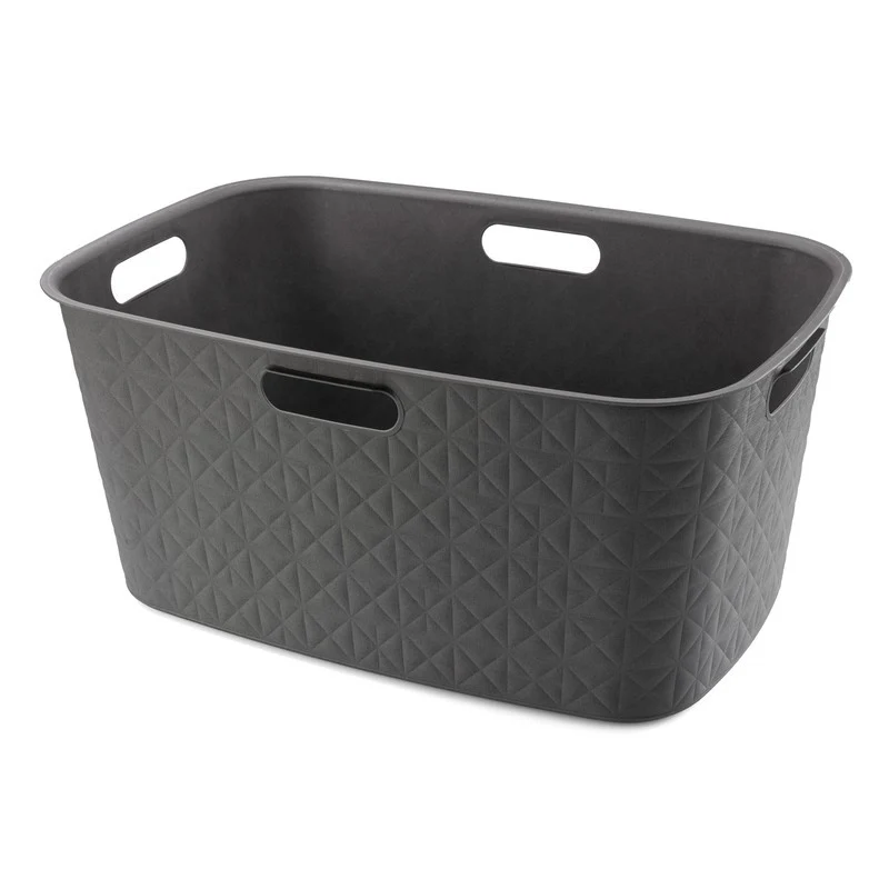 Curver Softex panier à linge gris 45l cm 57x37x27 h