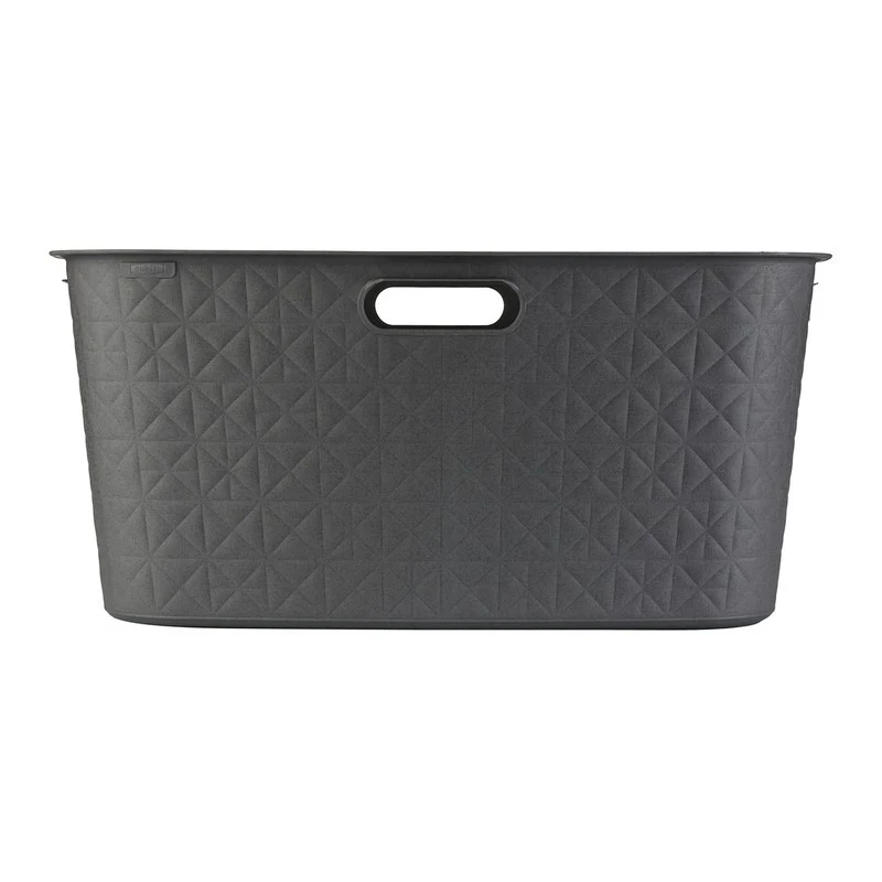 Curver Softex panier à linge gris 45l cm 57x37x27 h