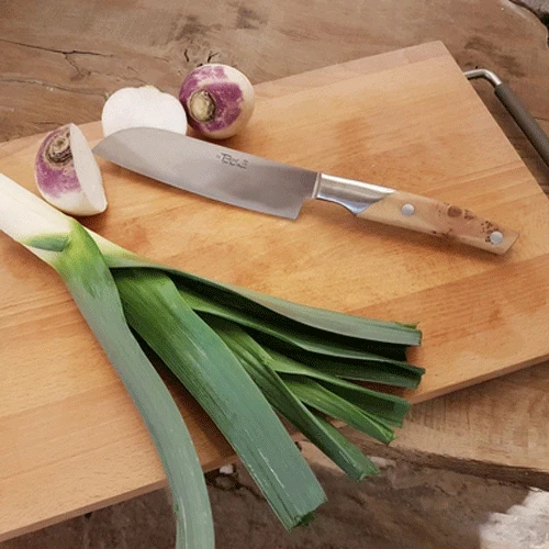 Set de 6 couteaux de cuisine Le Thiers sur support magnétique - GOYON-CHAZEAU