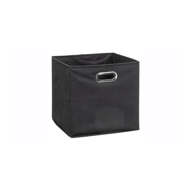 Boîte de rangement gris foncé 31x31 cm